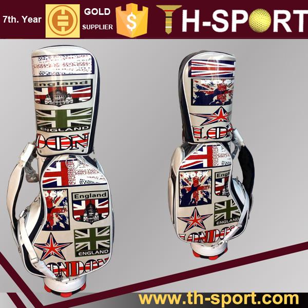 Ţară steag stil PU Golf personalul sac