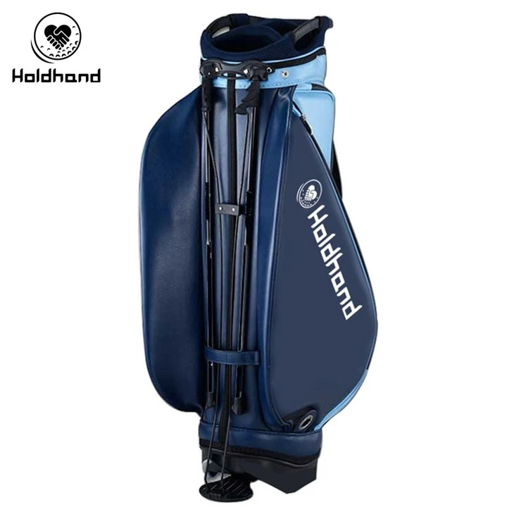2.PU Leather Golf Stand Bag Custom Embroidery Logo Lightweight Golf Carry Bag best