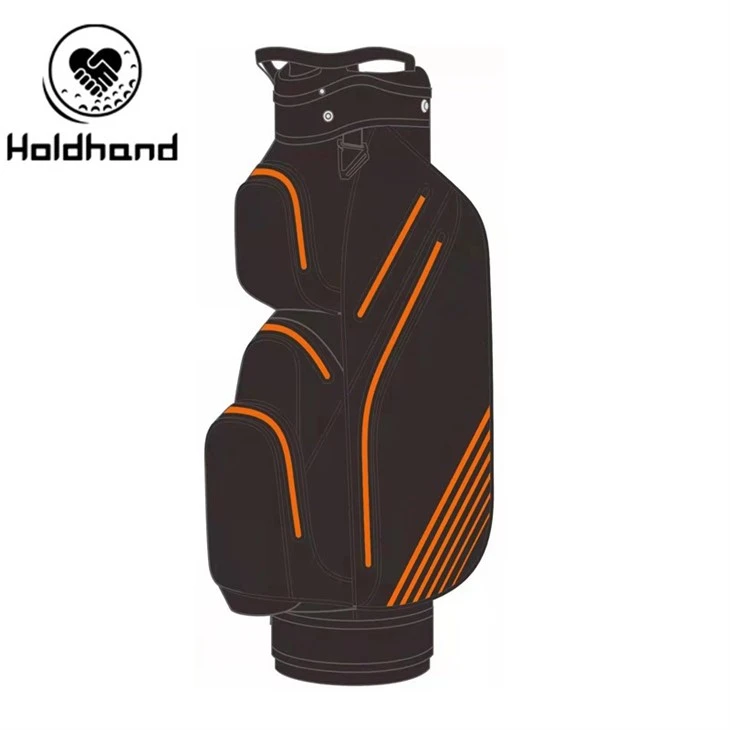 GProfessional-Grade Golf Bag Equipped With 15-tier Club Sorting, Dedicated Putter Bay, Adaptable Pocket Grid, Chilled Drink Compartment, Transformable Strap, And Rapid-deploy Weather Cover – Universal.x.