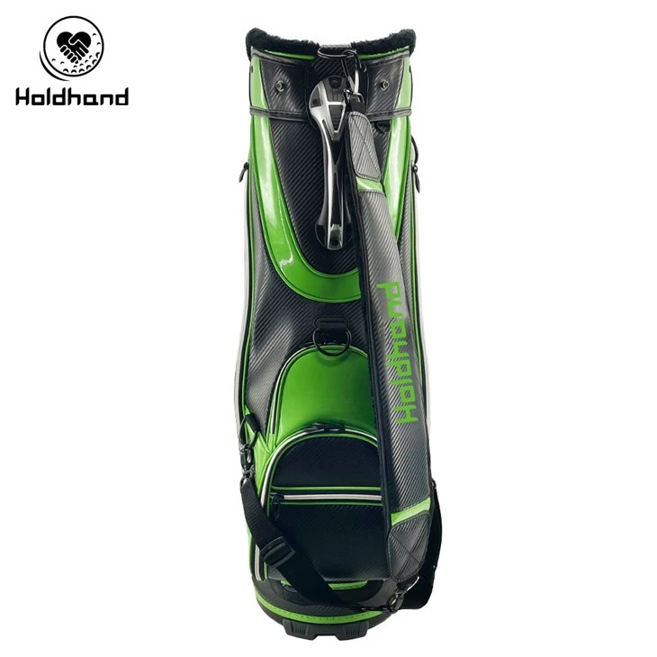 Geantă elegantă pentru cărucior de golf, cu arhitectură de club cu 15-sloturi, Putter Bay izolat, Șapte compartimente-construite, husă de răcire pentru băuturi, ham concentrat-confortului și izolație pliabilă - pentru călătorii.
