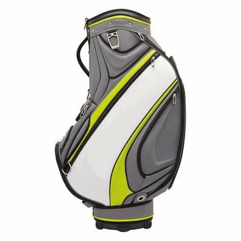 Glass PU Leather 9.5*35 Inches 5 Way Top Golf Staff Tour Bag