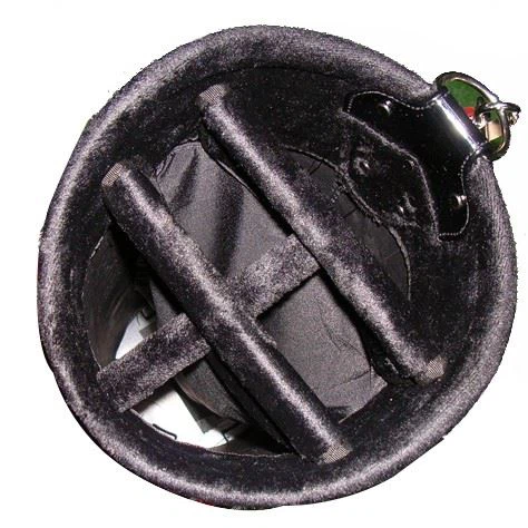 Glass PU Leather 9.5*35 Inches 5 Way Top Golf Staff Tour Bag