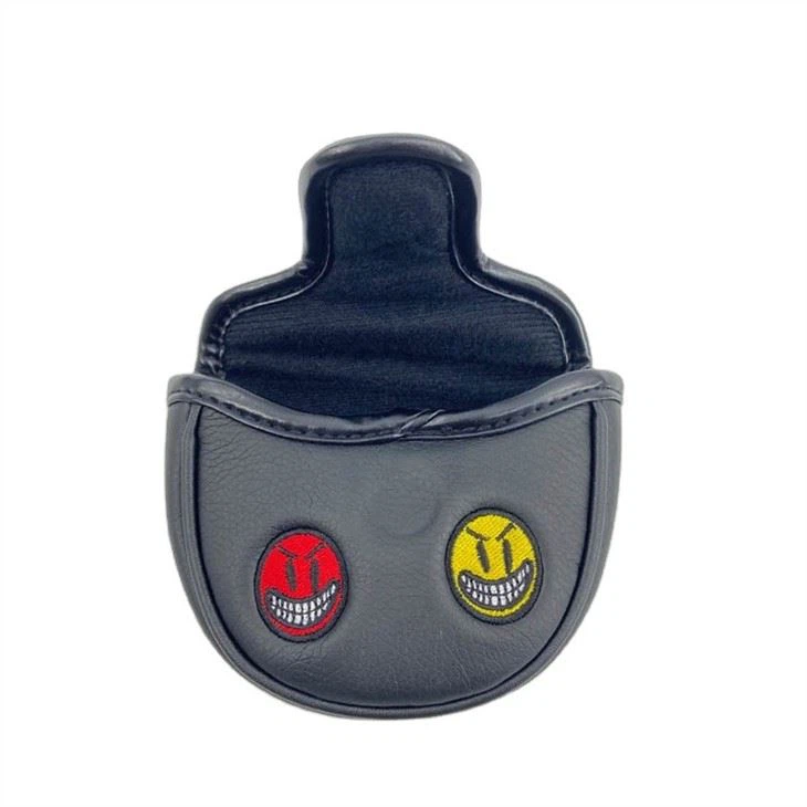 High Quality Custom Emoji Mallet & Blade Golf Putter Head Cover