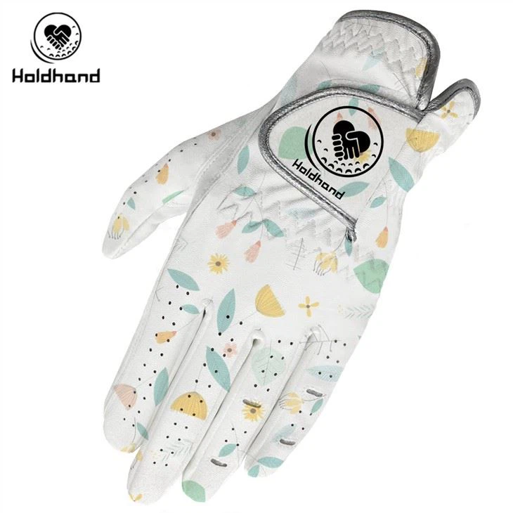 Mănușă de golf din PU cu logo personalizat personalizat premium, realizat manual