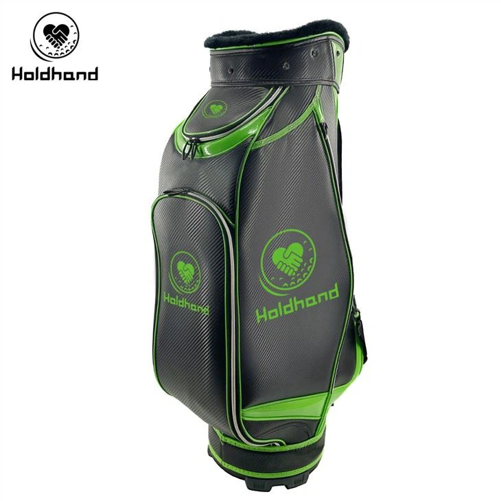 Vânzare fierbinte în special Logo Fashion Design personalizat Genți de golf elegante din piele Geanta personalului de golf