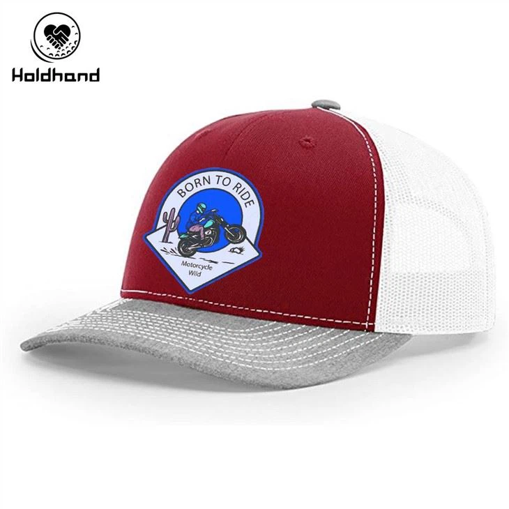 Rider Design Design Trucker Hat Mesh Baseball Cap Adjustable Snapback
