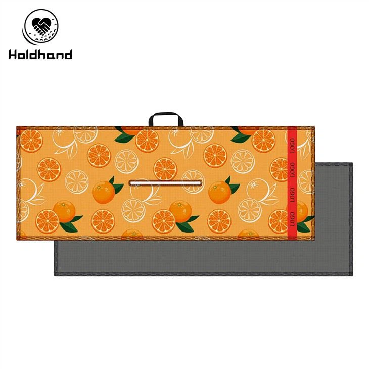 Vafle/bumbac/poliester prosop de golf imprimat pe o parte