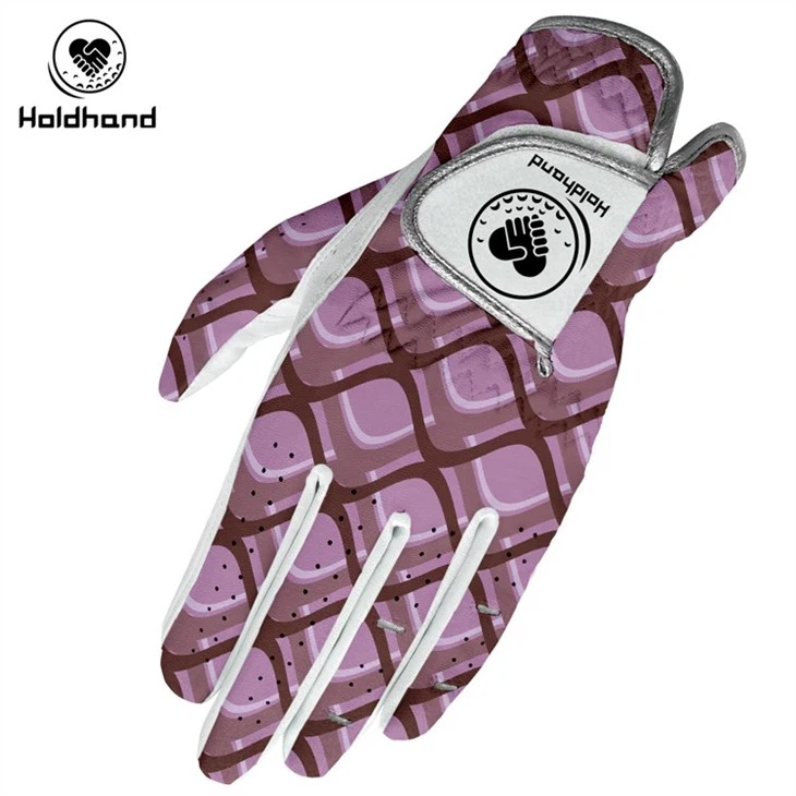 Whole Printing Golf Glove - Lightweight And Soft Cabretta Leather Golf Glove For Men & Woman